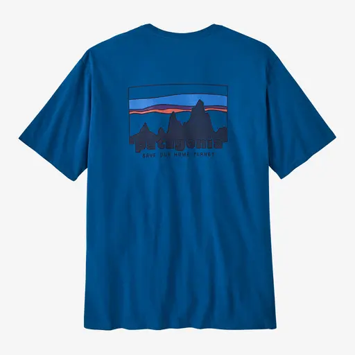 Patagonia Skyline 73' Organic Men's T-Shirt - Image 2