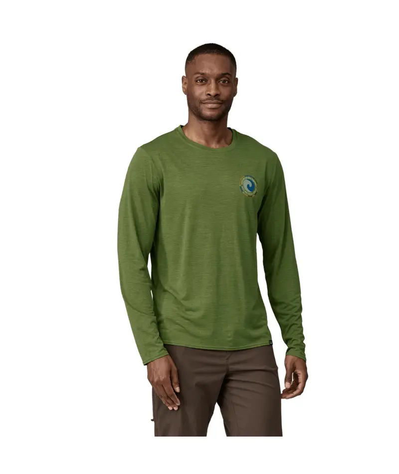 Patagonia Capilene Cool Daily Graphic L/S Men's T-Shirt - Image 2