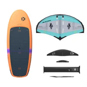 Duotone Sky Free DST Board & Free 2.0 Foil & Naish Windsurfer Package