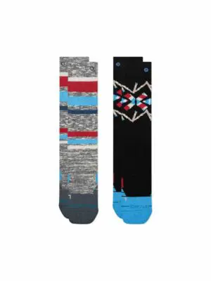 Stance Stripe Up Mid Poly Snow Socks