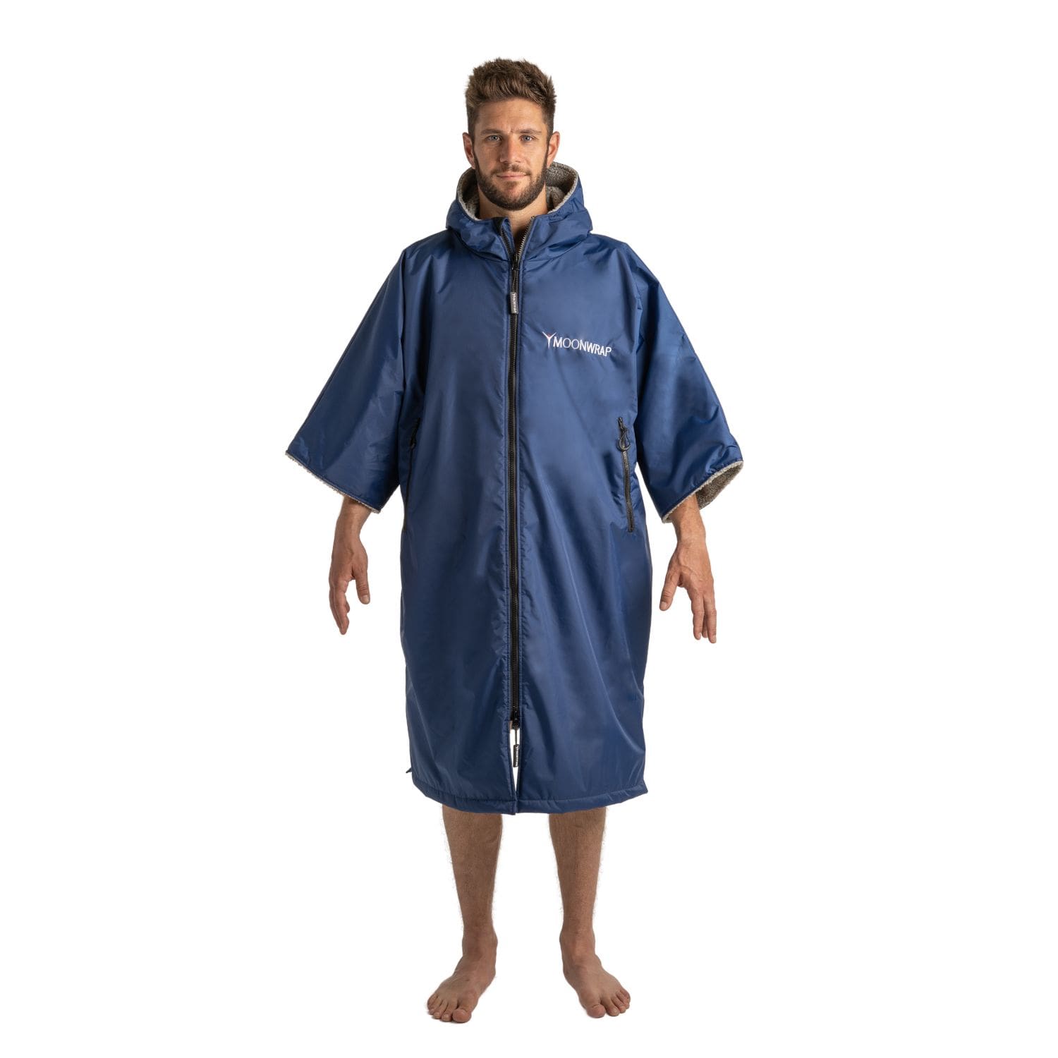 Manaweave Robe Moonwrap Waterproof Short Sleeve Changing Robe - Fluid Lines