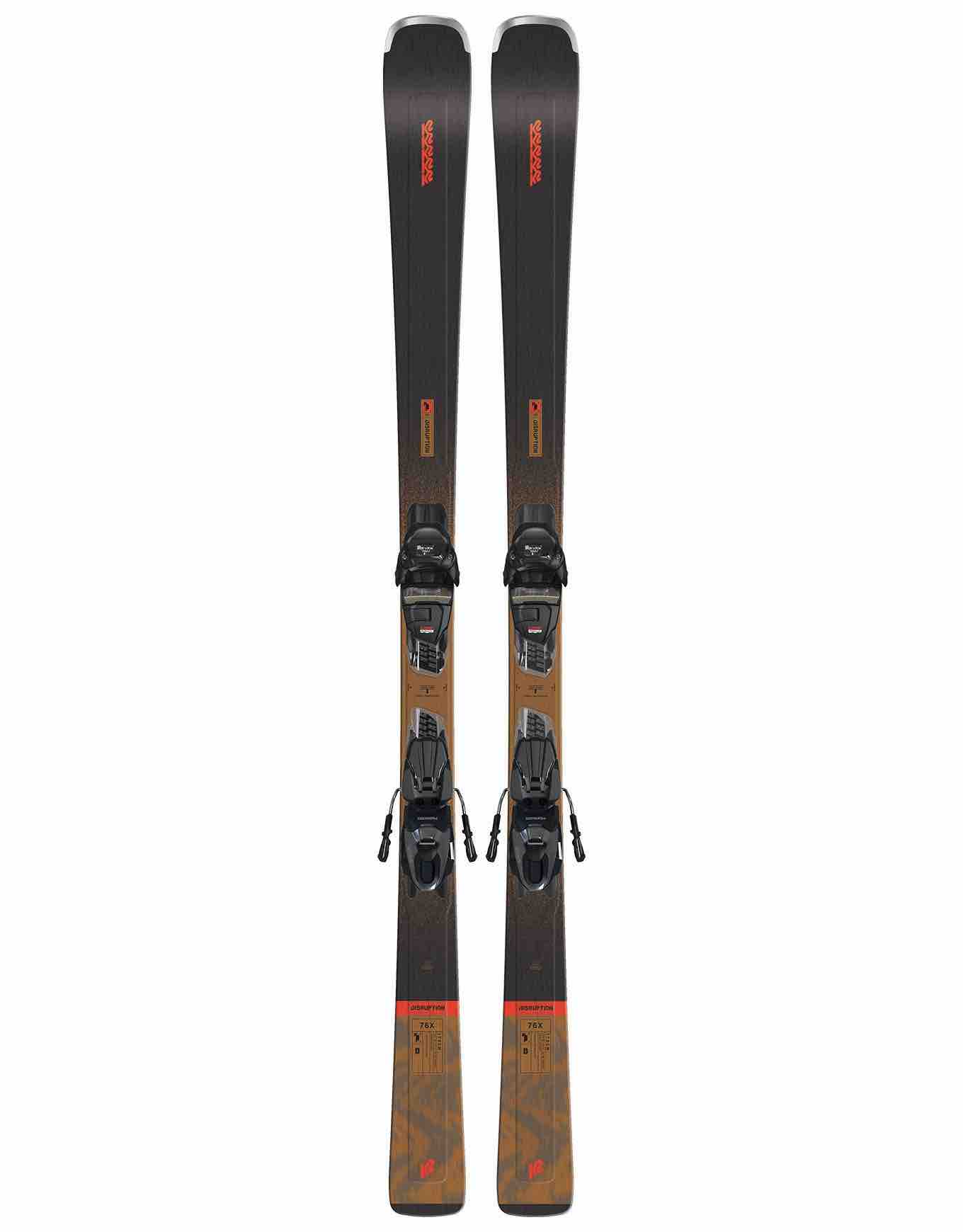 k2 disruption 76 men's skis 2024 76X & M3 10 Quikclik Bindings  Snowtrax Headlined by our I K2 Men's Disruption 76 Skis