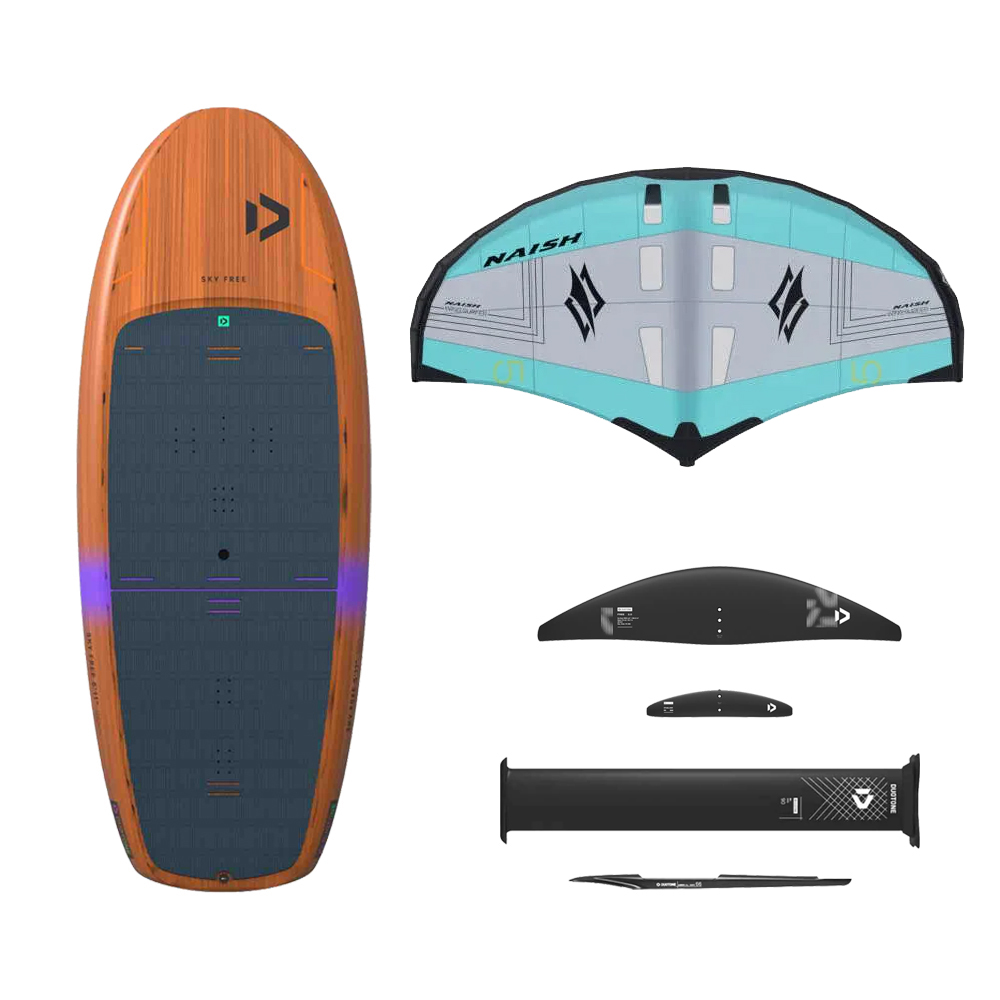 Duotone Sky Free Board & Free 2.0 Foil & Wingsurfer Package