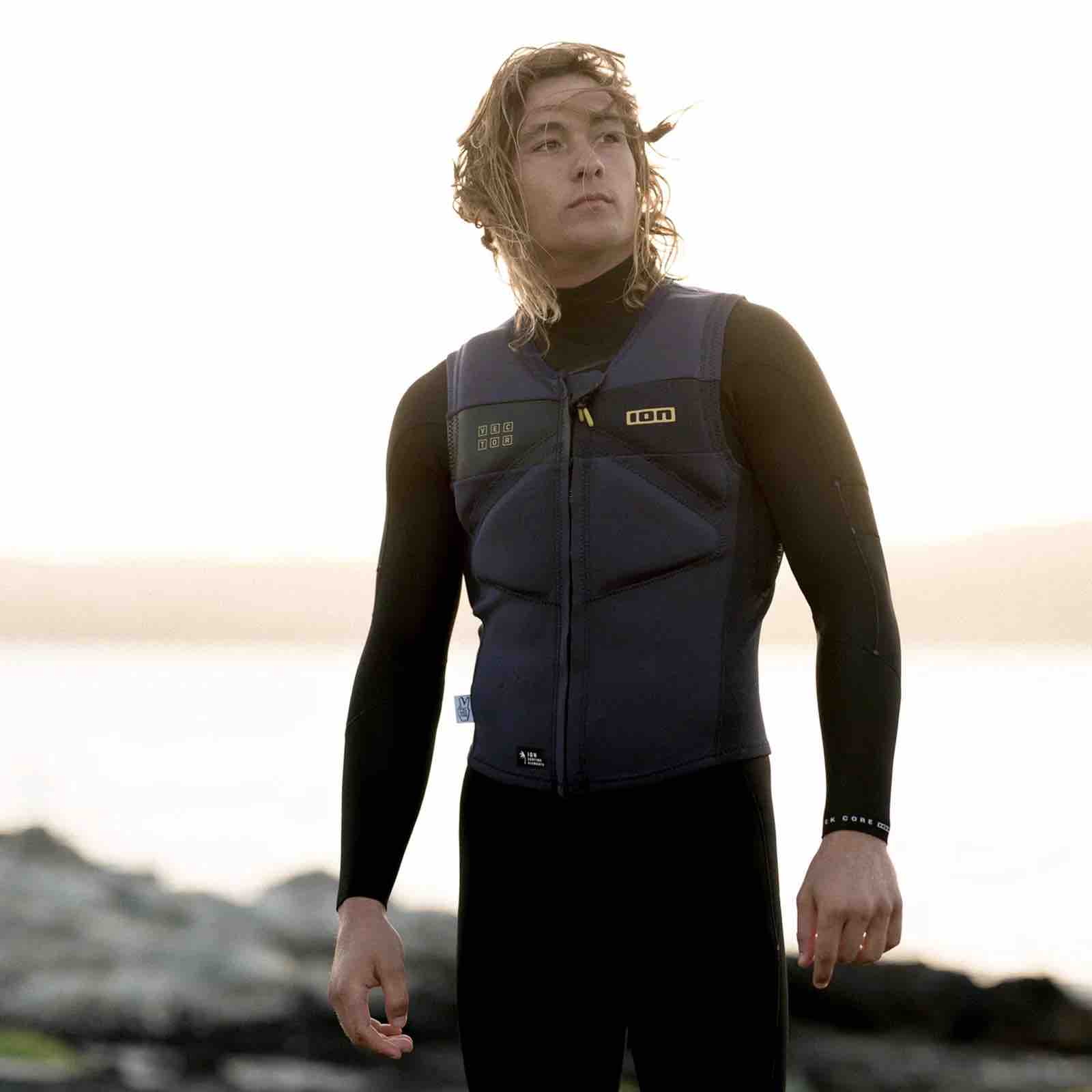 ION Vector Amp Front-Zip Windsurf/Kitesurf Vest - Image 3