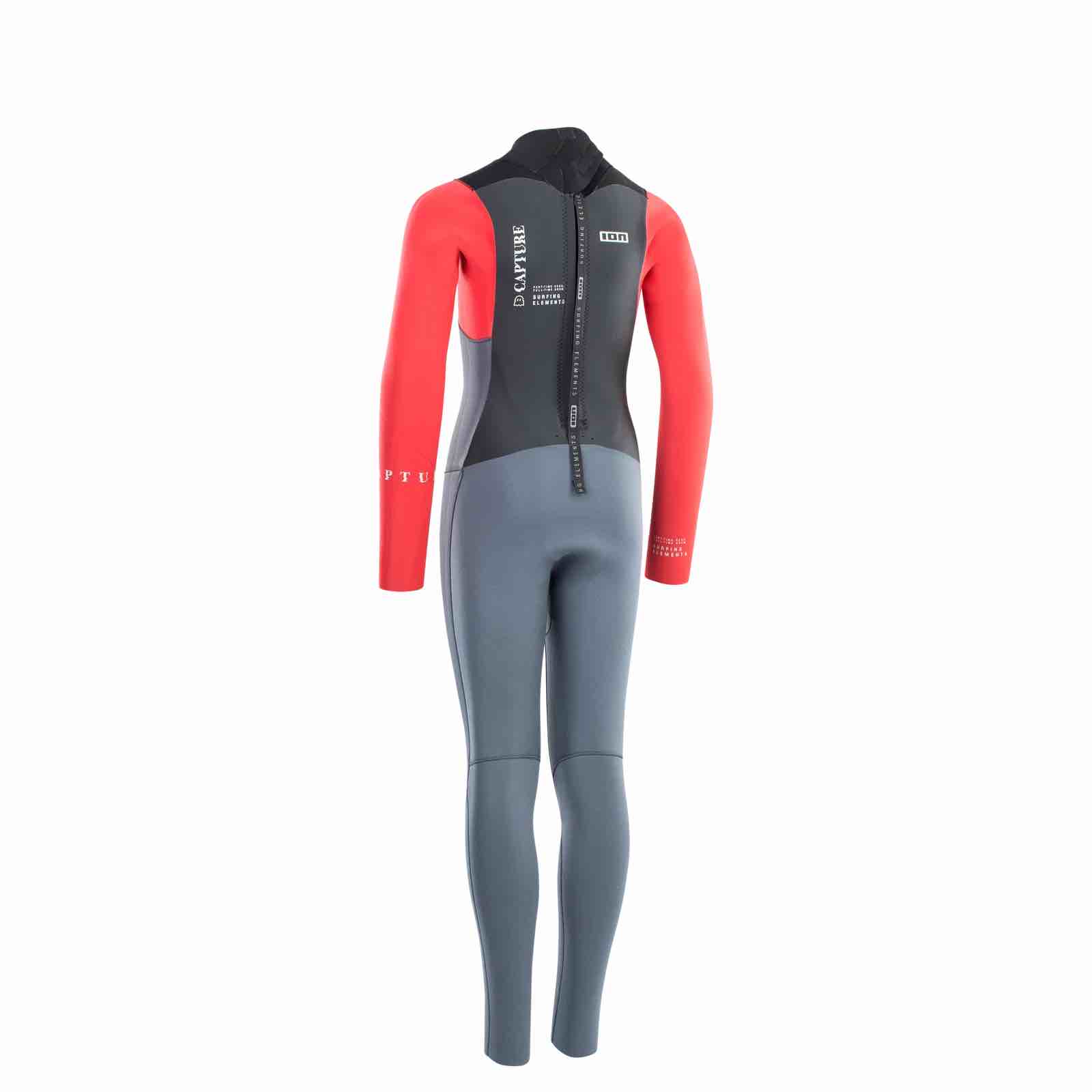 ION Capture 4/3mm Back Zip Junior Full Wetsuit - Image 2