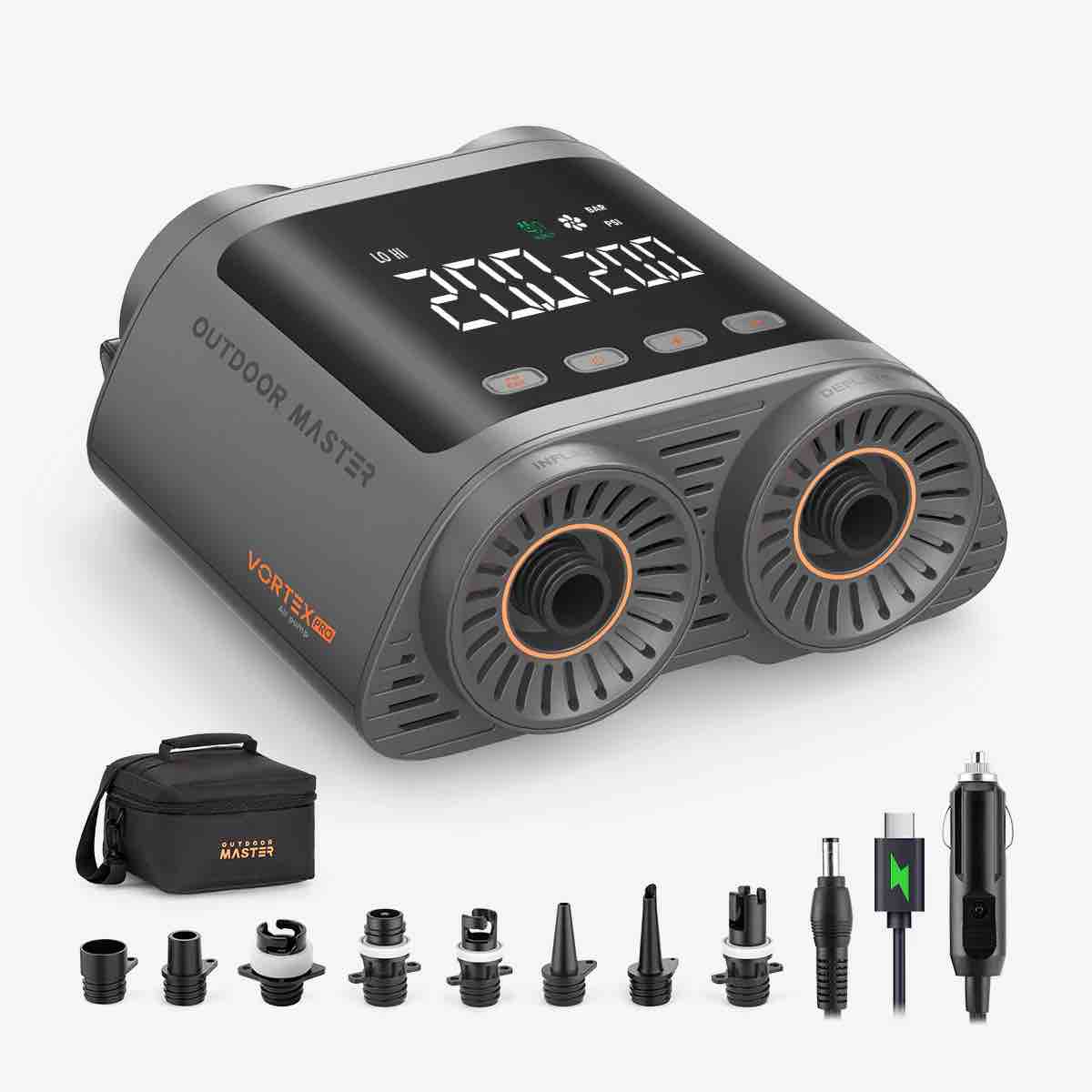 Outdoor Vortex Pro Rechargeable Electric SUP Pump