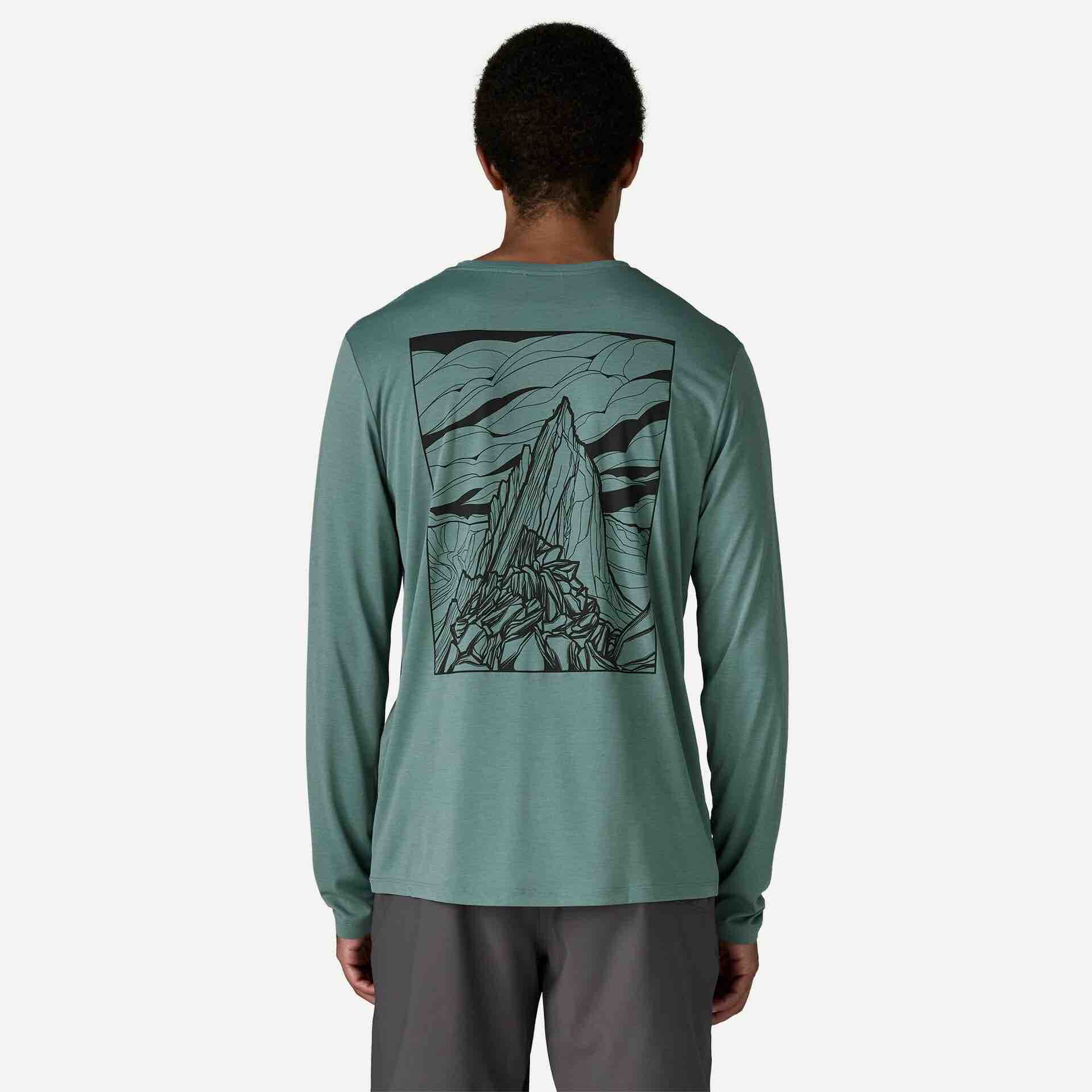 Patagonia Capilene Cool Daily Graphic L/S Men's T-Shirt - Image 4