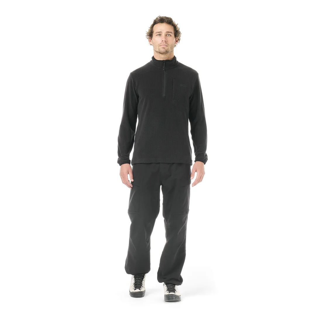 Picture Weavy 1/4 Men's Grid Fleece