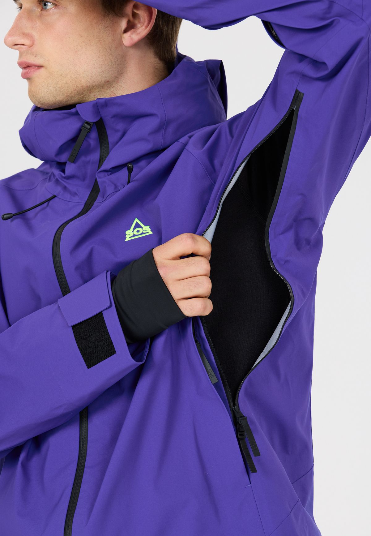 SOS Gravity Stretch Shell Men's Ski Jacket - Image 9